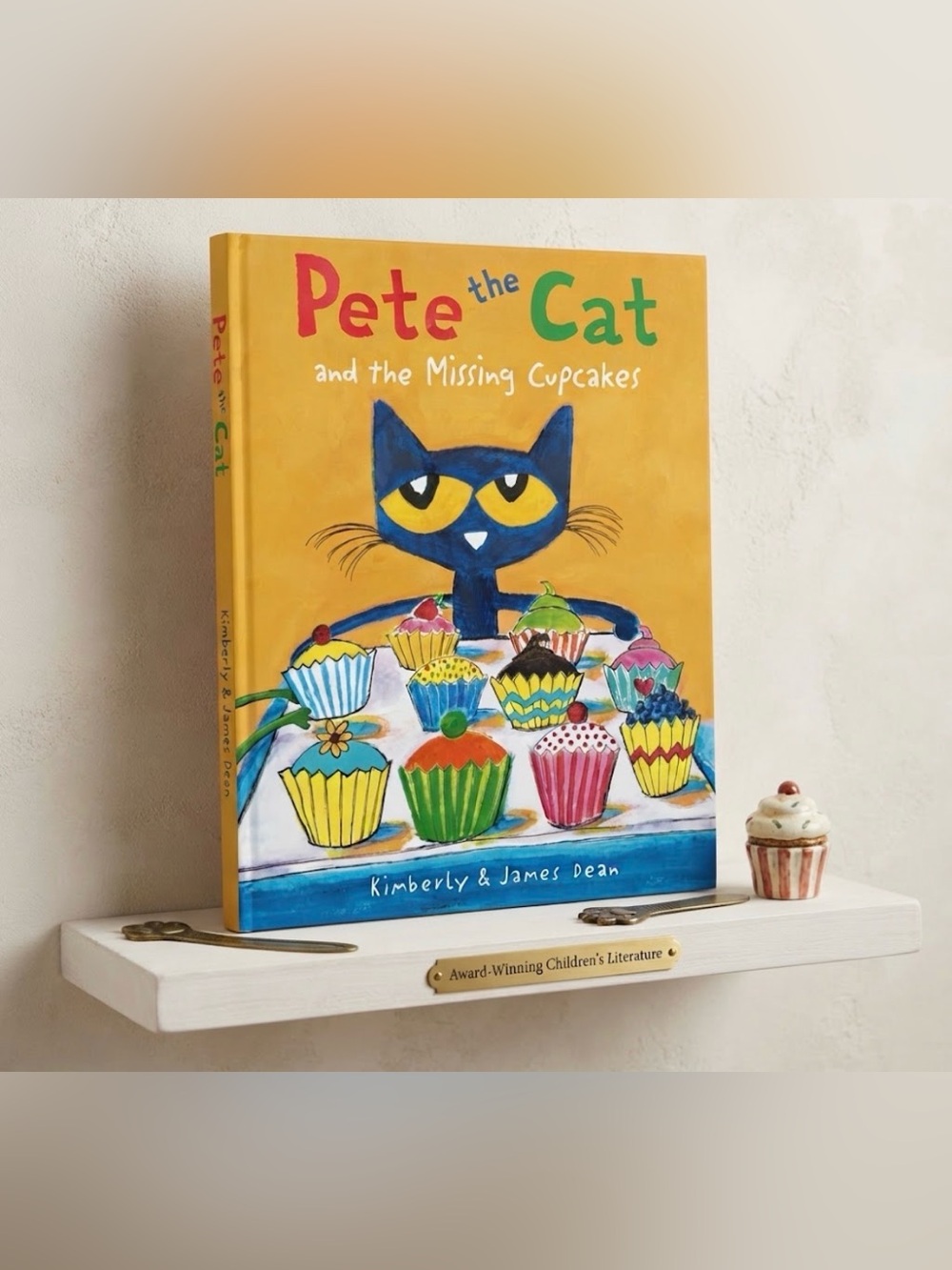 Pete the Cat and the Missing Cupcakes Hardcover Book